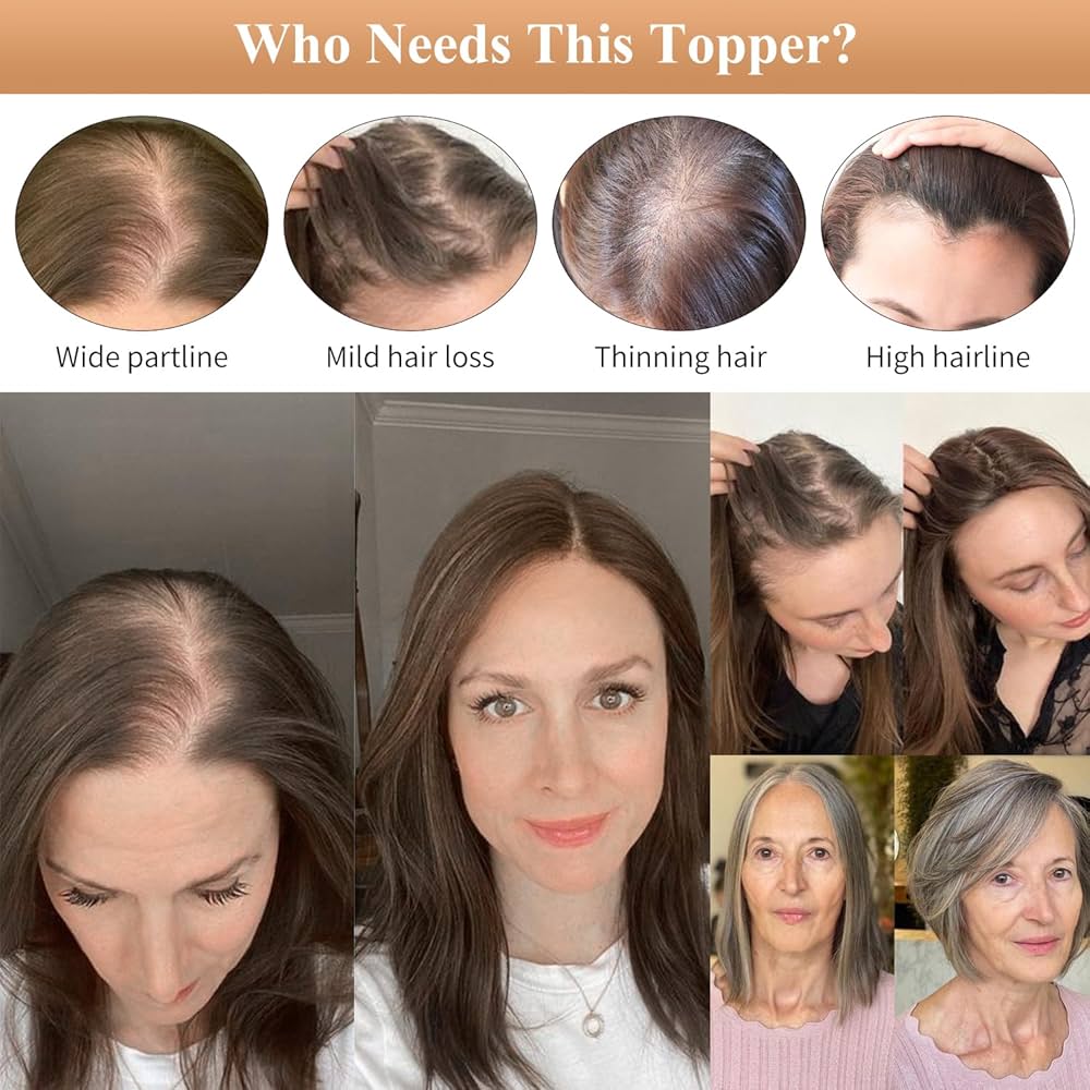 Seamless Hair Topper for Instant Fullness - Everyday Volume & Confidence