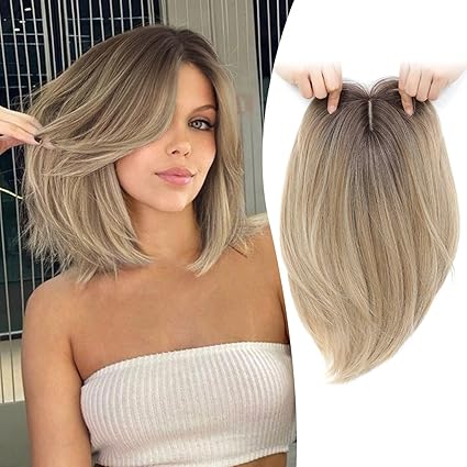 Premium Straight Hair Topper For Women With Thinning Hair-Add Instant Volume And Coverage