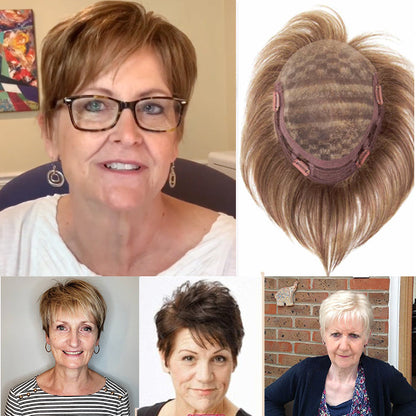 2025 Upgrade Version Short Wiglets Hair Pieces for Women with Thinning and Fine Hair