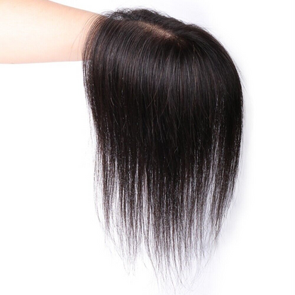 Best Breathable Real Hair Topper for Women Crown Topper No Bangs