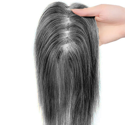 Real Straight Hair Topper for Women