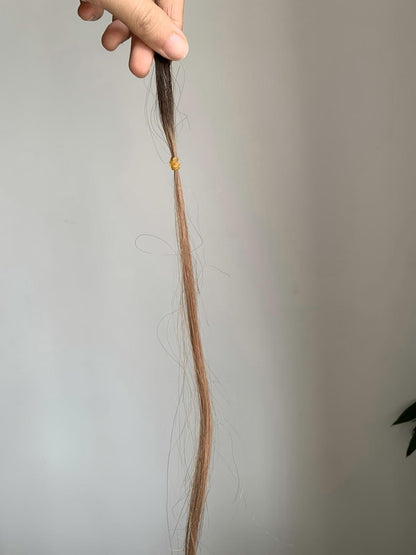 Pamela Deshefy Custom link: straight hair without bangs with roots