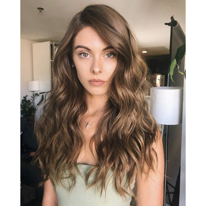 Hair Transformation with Beach Wavy Hair Toppers for Women