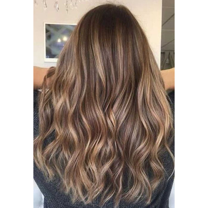 Hair Transformation with Beach Wavy Hair Toppers for Women