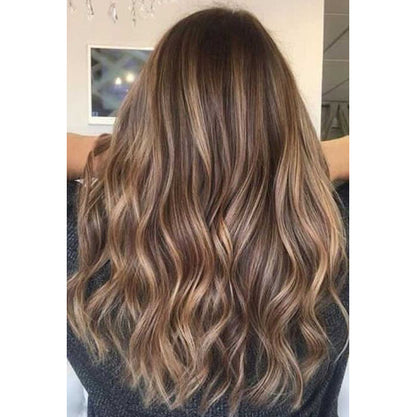 Hair Transformation with Beach Wavy Hair Toppers for Women