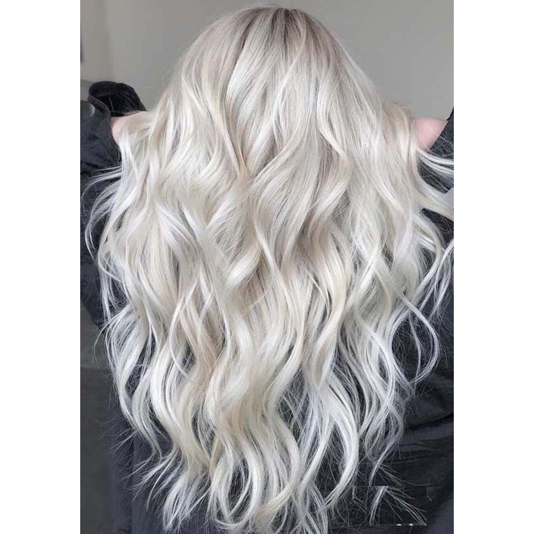 Hair Transformation with Beach Wavy Hair Toppers for Women