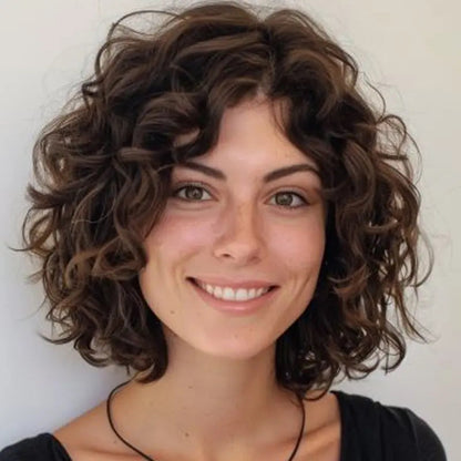 2025 New Curly Hair Toppers for Women with Thinning Hair-Cover Grays, Boost Volume - VIVACROWN