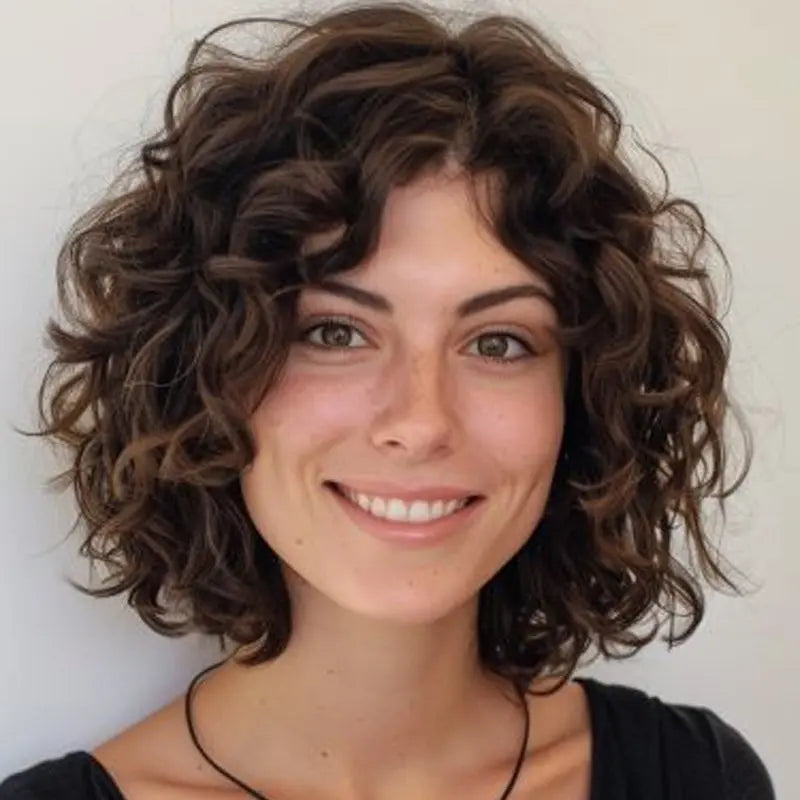 2025 New Curly Hair Toppers for Women with Thinning Hair-Cover Grays, Boost Volume - VIVACROWN