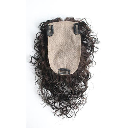 Natural Curly Hair Topper 100% Human Hair Lightweight And Breathable
