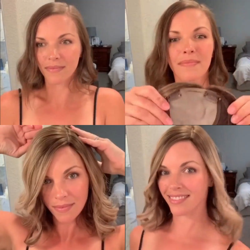 🔥Hot Sale🔥  Natural Wavy Hair Topper