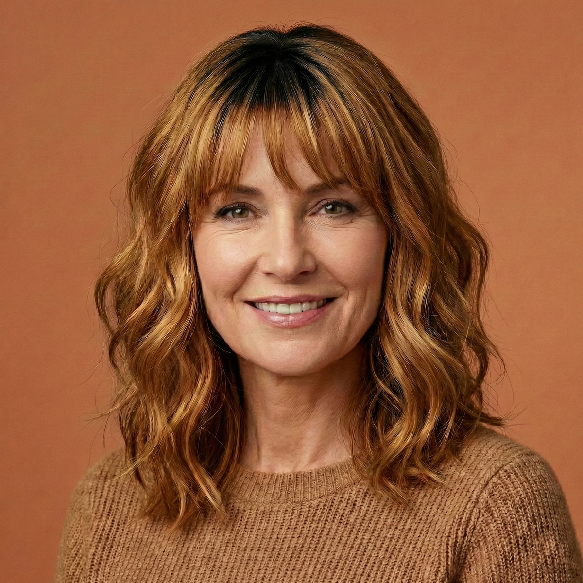 Undetectable Hair Topper with Bangs | Wavy Crown Volumizer
