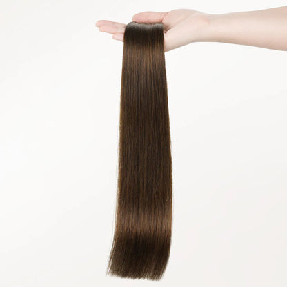 100% Human Hair Extensions Invisible Genius Weft ( #Red2 )