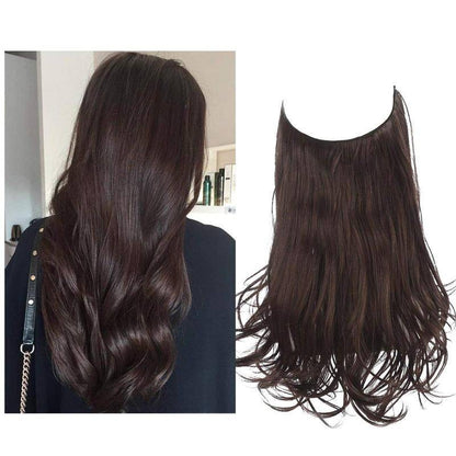 Hight Quality Halo Hair Extension Natural Hidden Wire Adjustable Transparent Wire