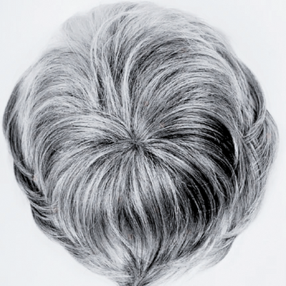 9*9cm Base Silver Full Hand tied Mono Base 100% Virgin Remy Hair Topper