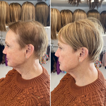 2025 Upgrade Version Short Wiglets Hair Pieces for Women with Thinning and Fine Hair