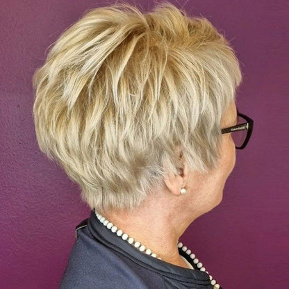 Summer Breathable Short Hair Topper for Thinning Hair