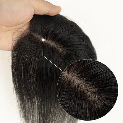 Premium Straight Hair Topper For Women With Thinning Hair-Add Instant Volume And Coverage