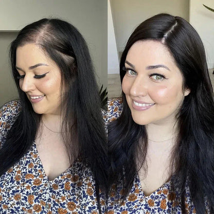 Premium Straight Hair Topper For Women With Thinning Hair-Add Instant Volume And Coverage