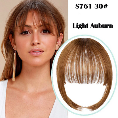 New Arrival Invisible Clip in Fringe Bangs Fake Bangs for Woman