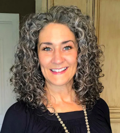 Natural Looking Wavy Curly Hair Topper for Women, Regain Confident In Seconds