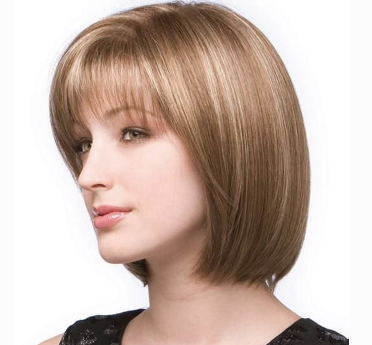 130% Natural Density Clip-In Hair Topper with Bangs