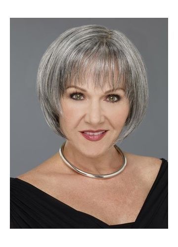 130% Natural Density Clip-In Hair Topper with Bangs