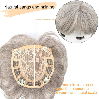 2025 Hot Sale Best Short Hair Toppers for Women with Thinning Hair
