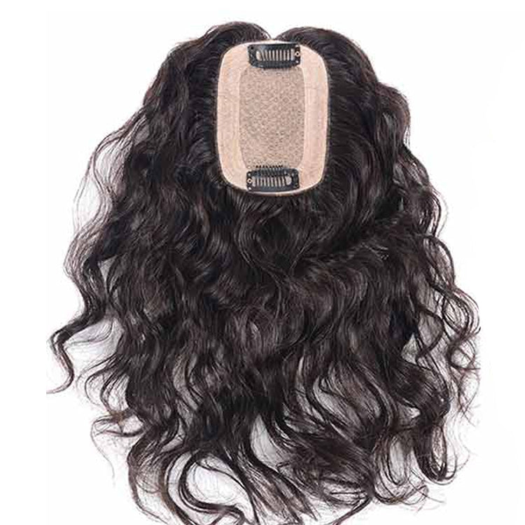 Natural Looking Wavy Curly Hair Topper for Women, Regain Confident In Seconds