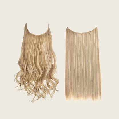 Hight Quality Halo Hair Extension Natural Hidden Wire Adjustable Transparent Wire