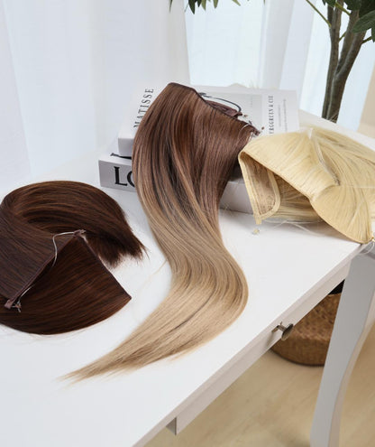 Hight Quality Halo Hair Extension Natural Hidden Wire Adjustable Transparent Wire