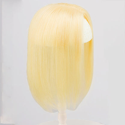 Shoulder Length Grey Full Handtied Mono Base Human Hair Topper for Women