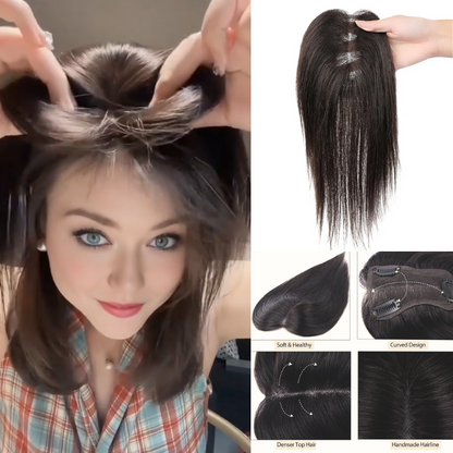 Best Breathable Real Hair Topper for Women Realistic & High-Quality Hair Topper for Women