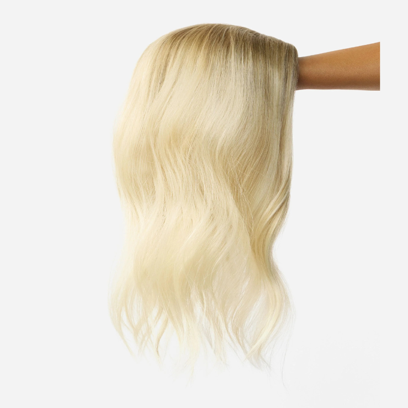 3*6 inches Straight Hair Toppers With Root 100% Remy Human Hair Topper With Bangs