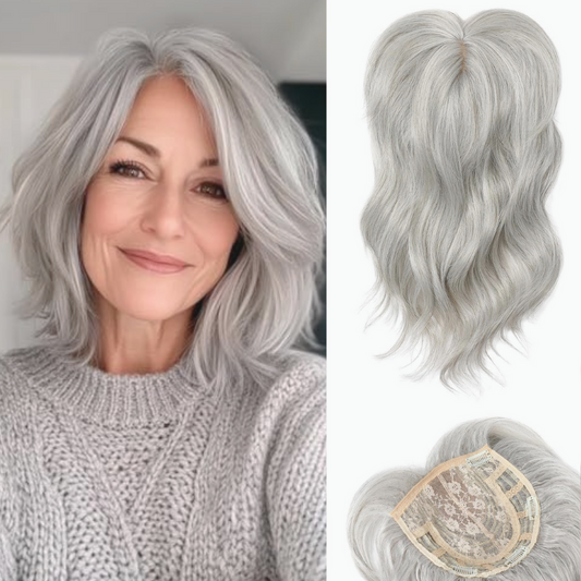 Ladies Wave Short Hair Toppers for Volume and Length
