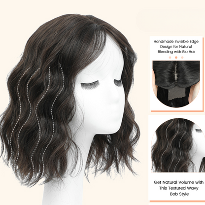 Ladies Wave Short Hair Toppers for Volume and Length