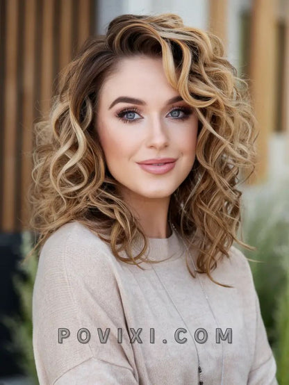 Undetectable Luxury Curly Hair Toppers for Women with Thinning Hair