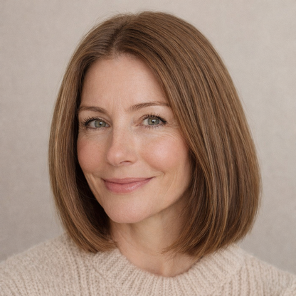 Straight Hair Topper for Crown Thinning – Natural Coverage at the Crown - VIVACROWN