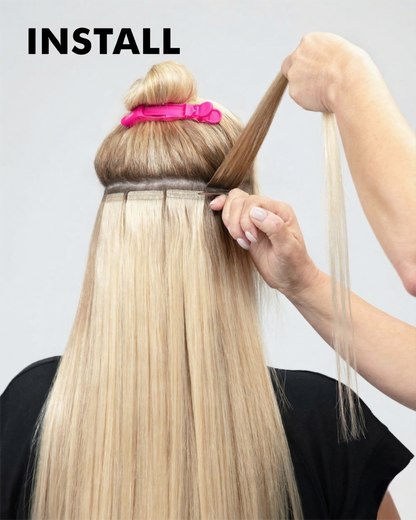 Straight Classic Tape-In Hair Extensions Color #10