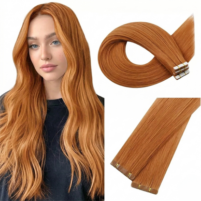 Straight Classic Tape-In Hair Extensions Color #10