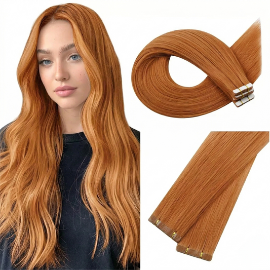 Straight Classic Tape-In Hair Extensions Color #33