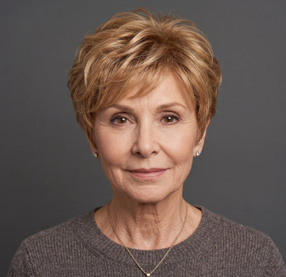 Breathable Classic Pixie Hair Topper — Natural Thickening Crown Hairpiece