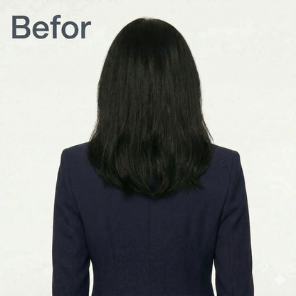 100% Human Hair Halo Extensions - Jet Black
