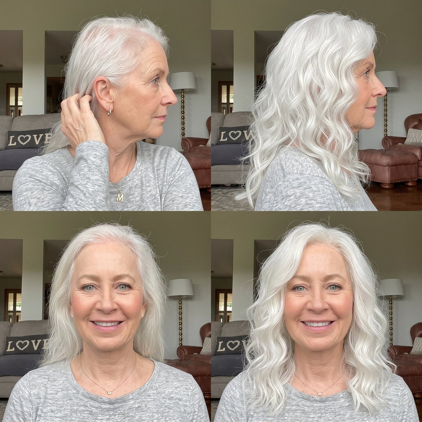 Natural Wavy Hair Topper for Crown Volume & Thinning Hair