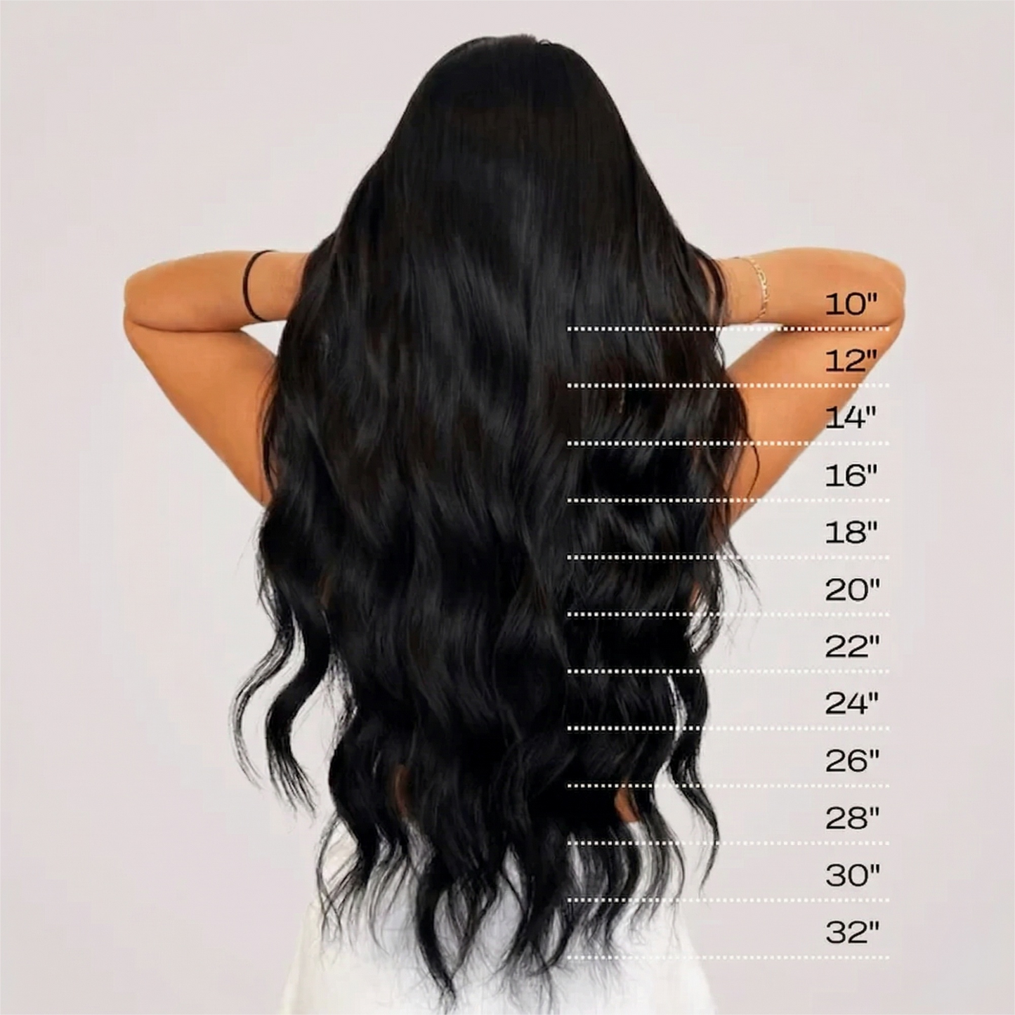 100% Human Hair Sew In Extensions Machine Weft Color #1