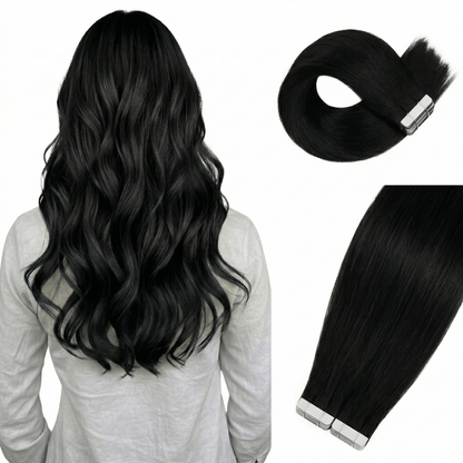 Straight Classic Tape-In Hair Extensions Color #10