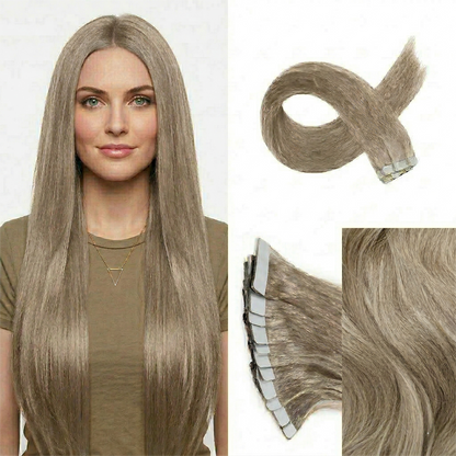 Straight Classic Tape-In Hair Extensions Color #10