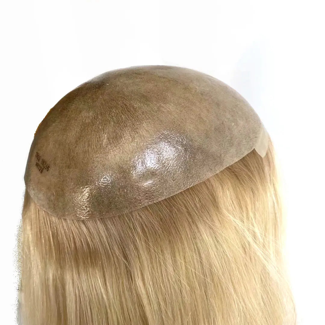 7X9'' Injected Full Thin Skin Base Human Hair Toppers for Women