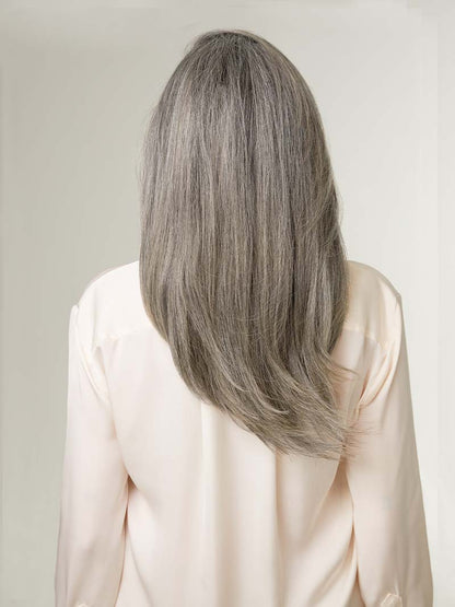 100% Human Hair Halo Extensions - Light Gray