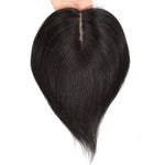 7*10cm Grey Natural Hair Topper for Women Cover and Add Hair Volume for Thinning Hair