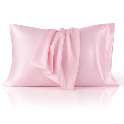 Satin Pillowcases Queen Size Set of 2, Cooling Pillow Case for Sleeping Women